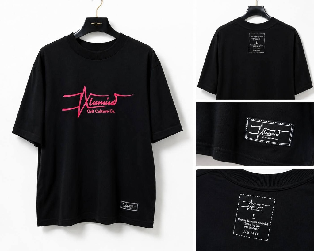 CROP TOP / BOXY TEES  (BLACK ONLY) (bBLACK, SKATE TEE, XS)