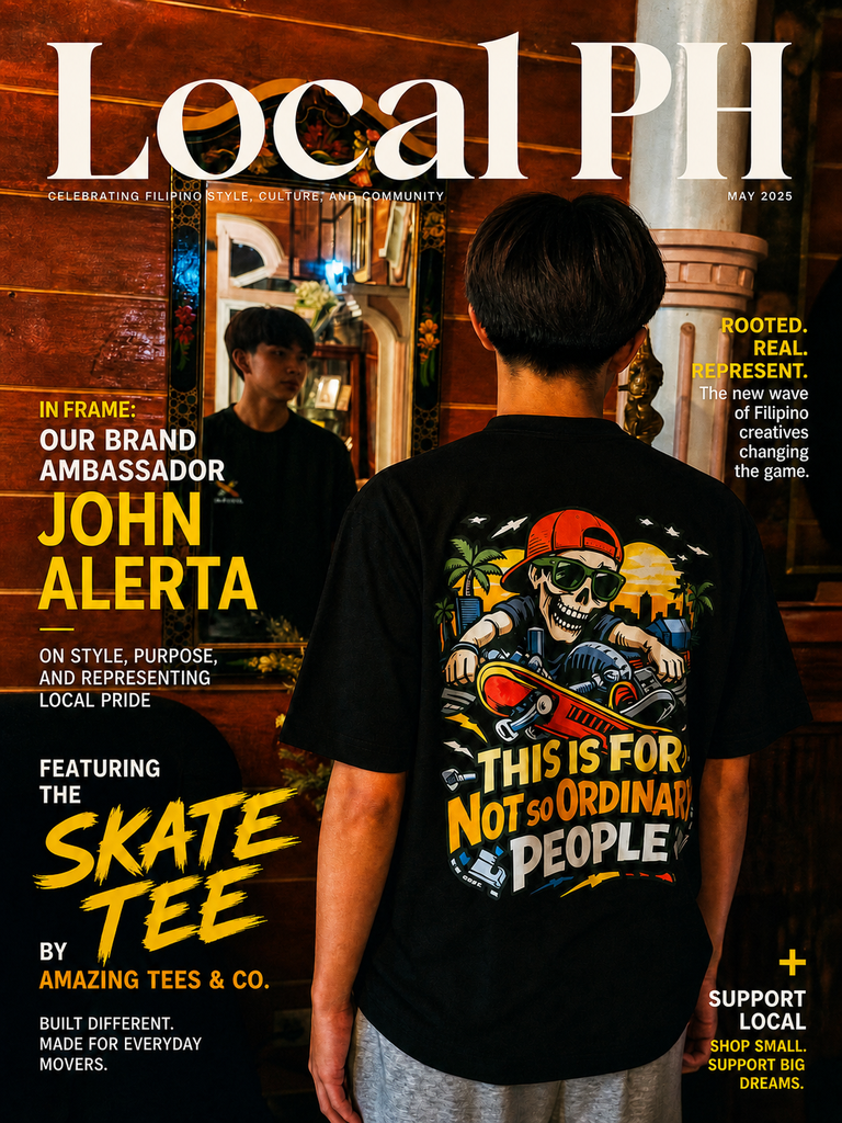SKATE TEE | AMAZING TEES & CO. (BLACK, XS)